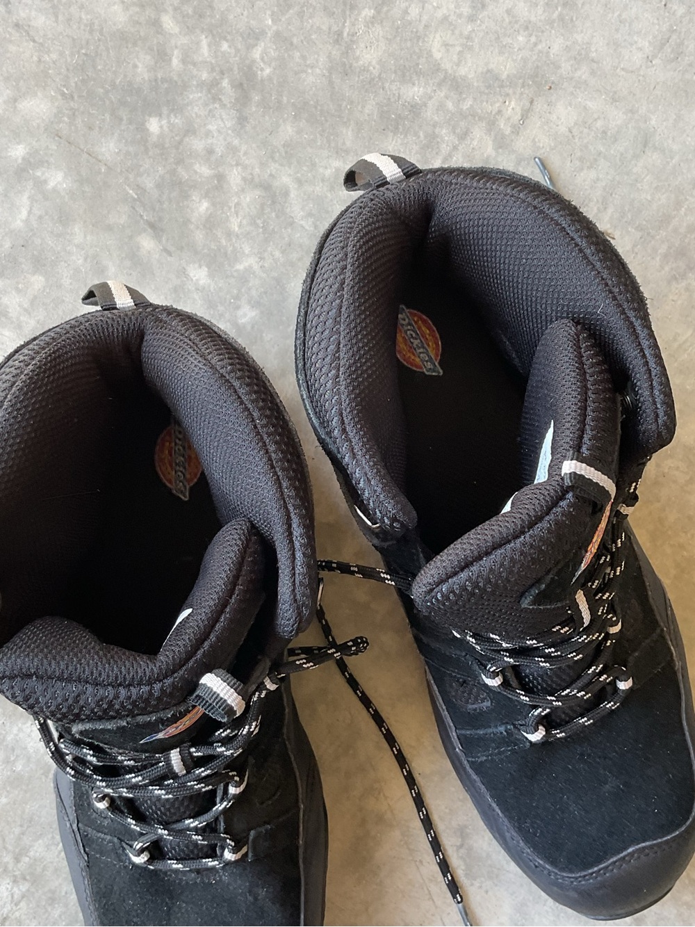 Dickies Black Tactical Work Boots with Lug Sole Steel Toe Size 10 - Picture 8 of 9